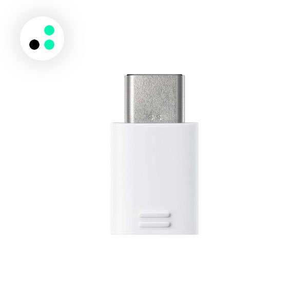 Samsung Micro naar USB Type C Adapter Wit